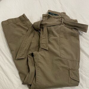 Ralph Lauren sz. 10 Tan Cargo Pants with Belt